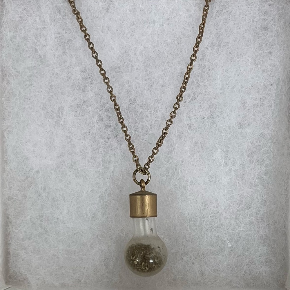 Pendant Necklace with Bottle Charm